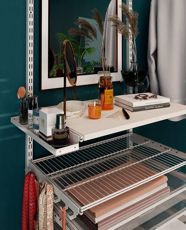 Панель с крючками боковая ПРАКТИК Home GHB-40 белая